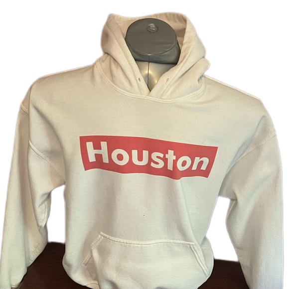 Red Block Houston Hooded Sweatshirt - Picture 1 of 1